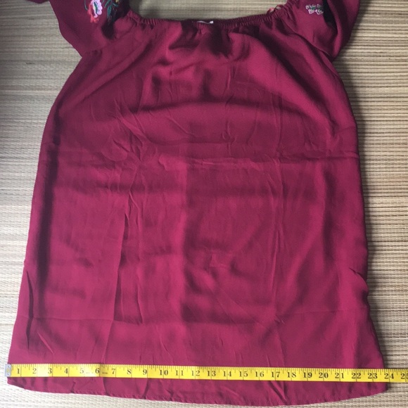 BLUEH CIEL EMBROIDERED Women’s Blouse Size S - Picture 10 of 16